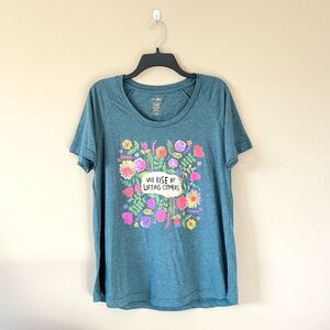 Natural Life Soft Floral Inspirational T Shirt